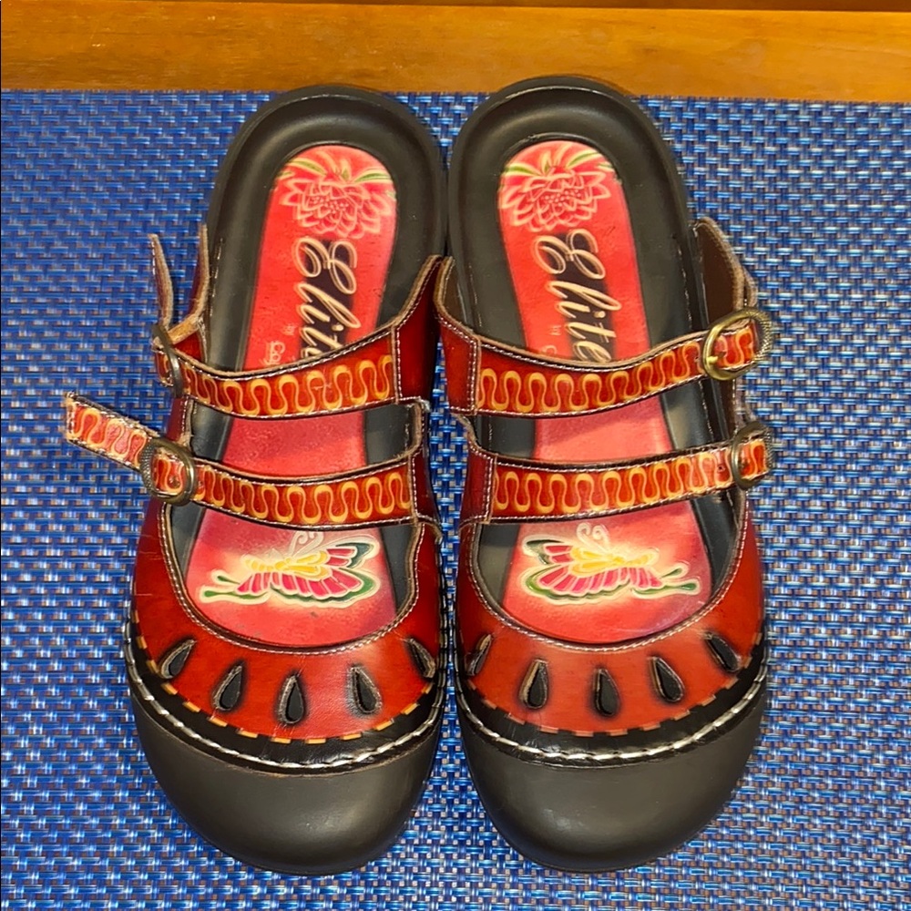Elite by Corkys Floral Watermelon sz. 9, NWOT, unworn!